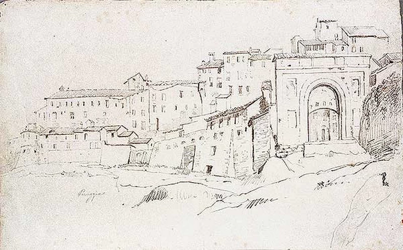 Manuel de Araújo Porto - Alegre, Porta della città di Perugia, Museu de Arte do Rio Grande do Sul Ado Malagoli, Porto Alegre